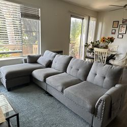 grey sofa