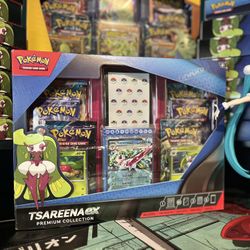 Tsareena ex Premium Collection Pokemon Collectible Cards 