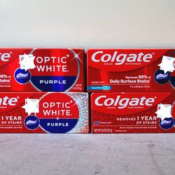Colgate optic white purple toothpaste