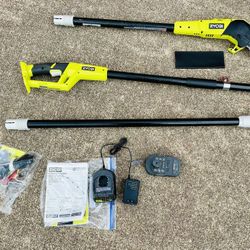 RYOBI ONE+ 18V 8 in. Cordless Battery Chainsaw with 1.5Ah Battery and Charger   