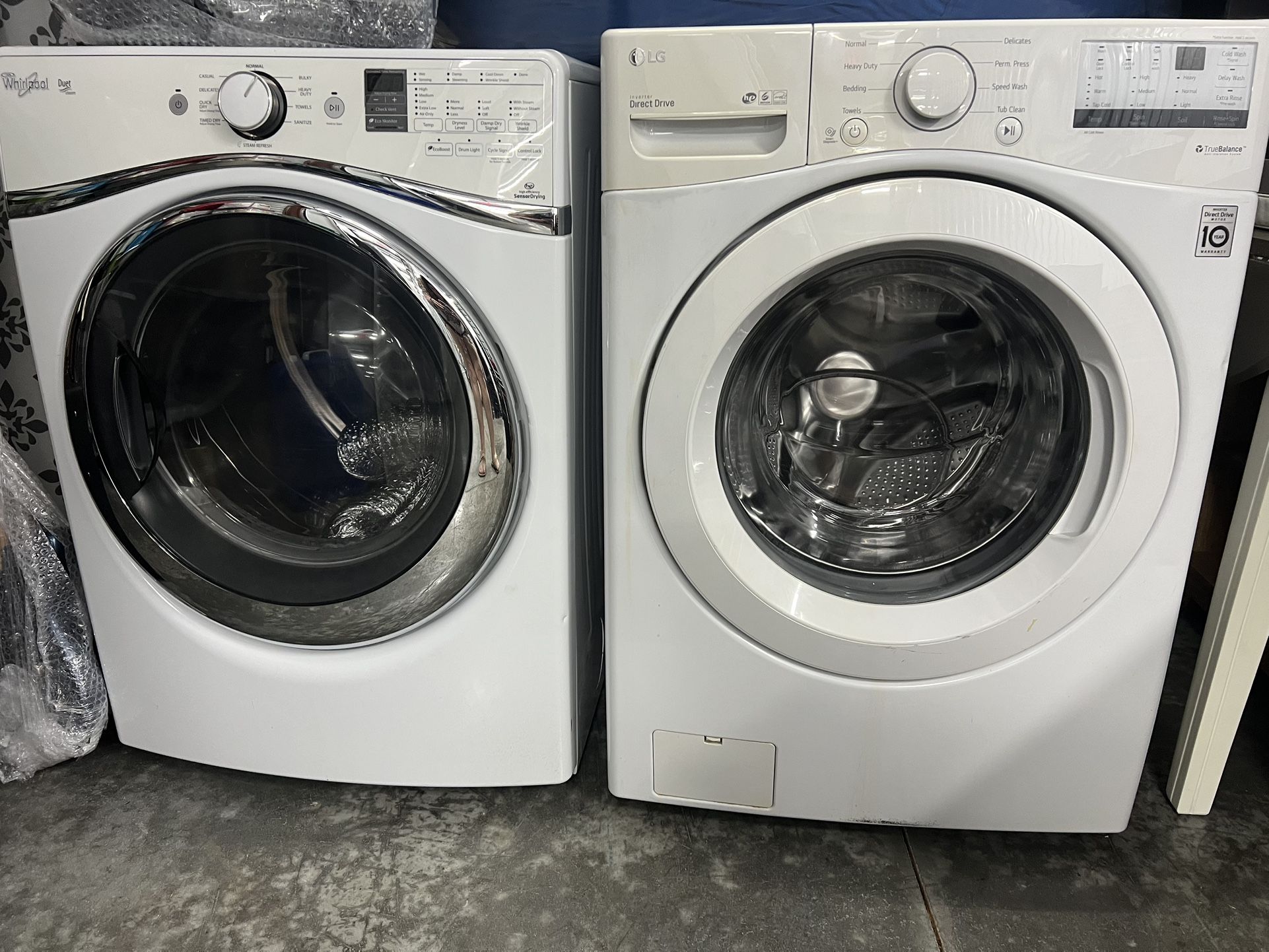 Washer And Dryer Set