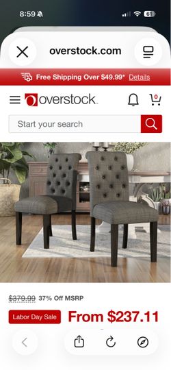 4 Dining chairs NEW never used