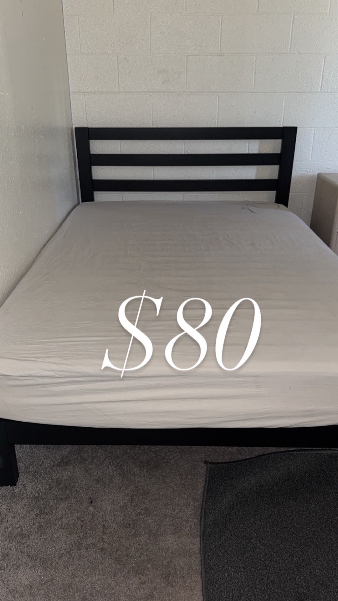 Twin Bed Frame With Free Mattress