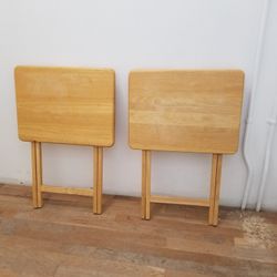 Folding TV Tray Set