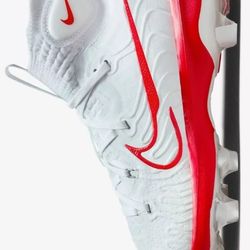 Brand New Nike Alpha Huarache NXT White Red MCS Baseball Cleats Men Sizes 12.5, 13