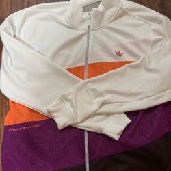 Adidas * Soles To Stripes Full Zip Up Sweater * Size 2XL * Men Or Woman 