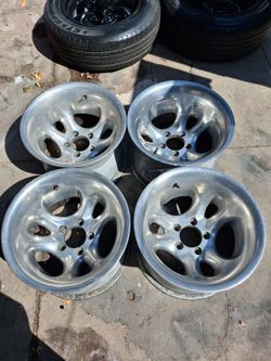 15" Eagle alloy wheels 5x4.5 6x5.5 centerline 15x10