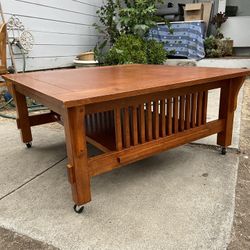 Vintage Arts And Crafts Coffee Table 