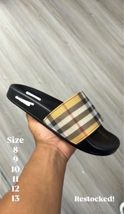Burberry slides