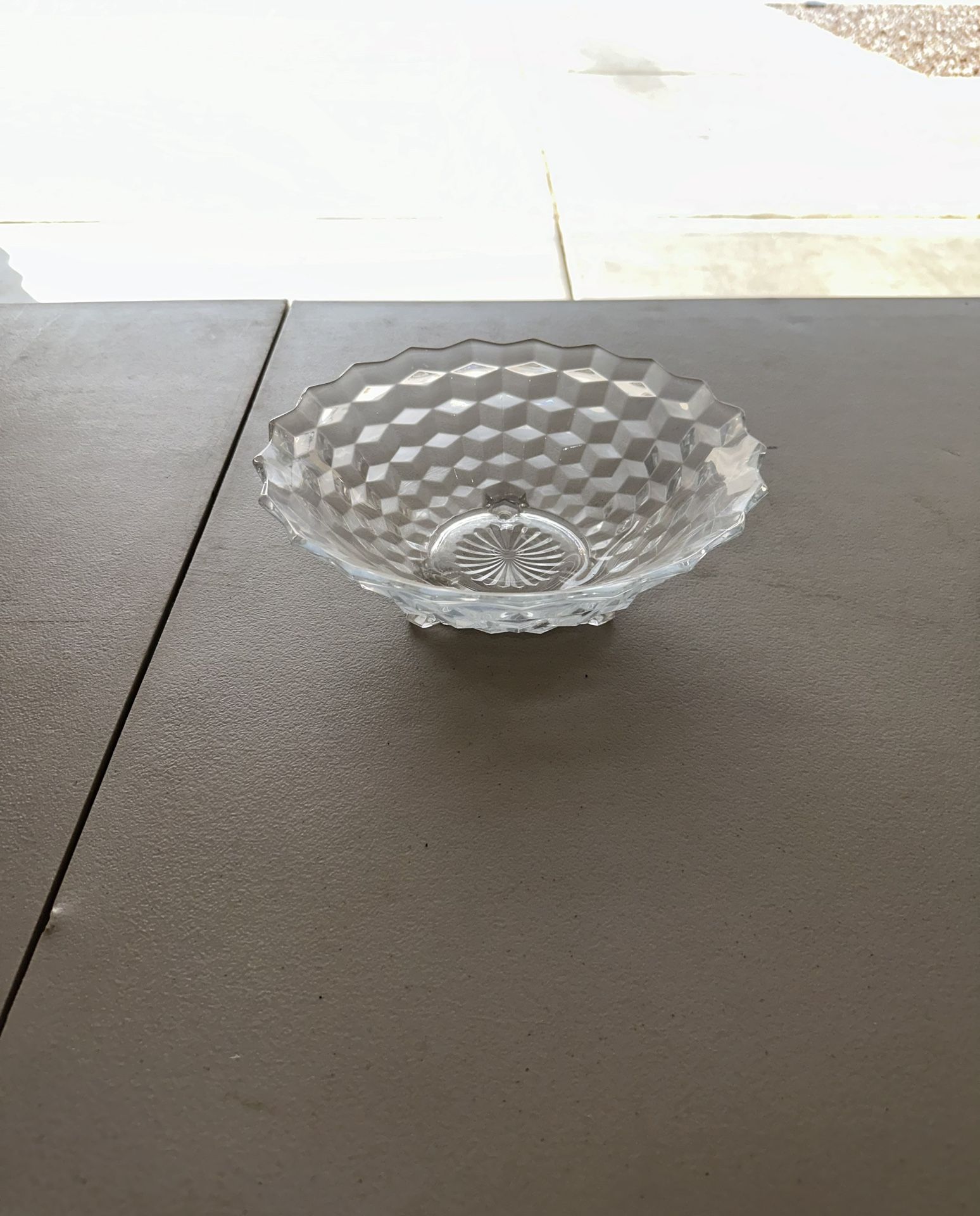 Fostoria American 1915 Antique Clear Flared Serving Bowl!!