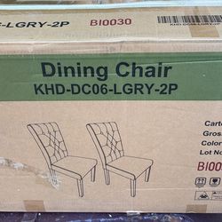New Chairs Set If 2 For $60