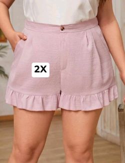 New women's shorts size 2X