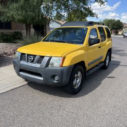 2005 Nissan Xterra 4wd 4x4 Yellow