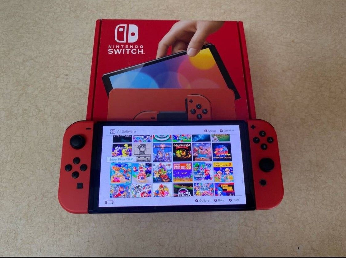 Nintendo Switch OLED Mod With 512gb and 7500 Games