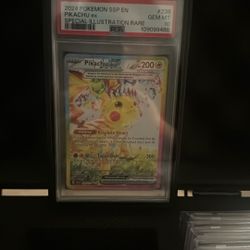 Pikachu EX illustration Rare