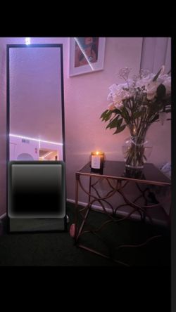 Mirror & side table