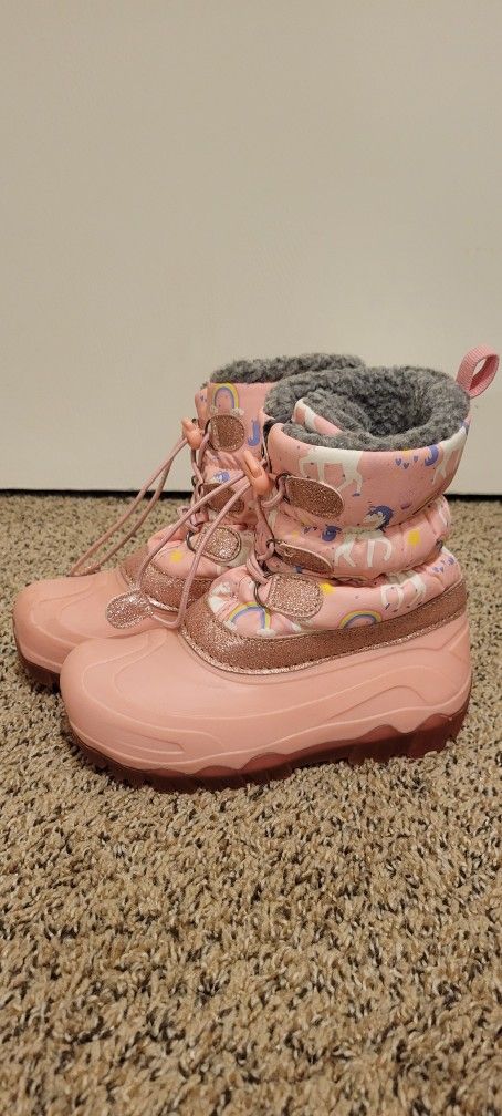Girls Snow Boots Size 13c-1y