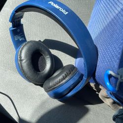 Polaroid Active Noise-Cancelling Bluetooth Comfort Fit Wireless Headphones Gray