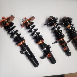 Gently Used K Sport Fully Adjustable Coil Overs 2007 - 2015 Mini Cooper R56 R57 R58 R59 Hatch back Convertible Coupe Roadster 