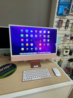 iMac M1 2021 Pink 24” 8GB  Ram 256GB storage