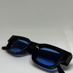 Retro style sunglasses for women and men, sun visors in bright colors, props for beach party, club