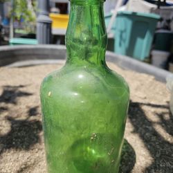 1970s Vintage Glass Soda Bottle 2 Liter