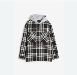 Relaxed Fit Hooded Overshirt