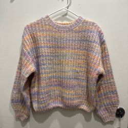 Rainbow Soft Sweatshirt Size S