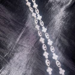 Moissanite chain