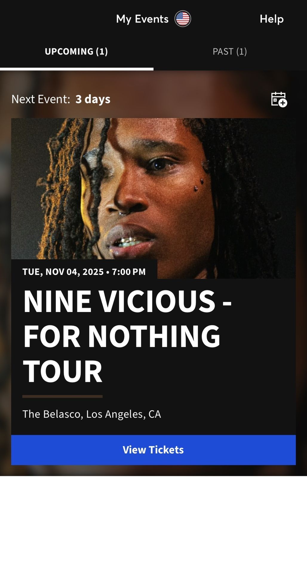 Nine Vicious Tour