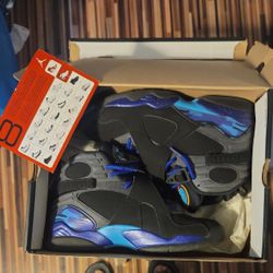 Jordan 8 Aqua Great Cond OG Box Sz 9 $220