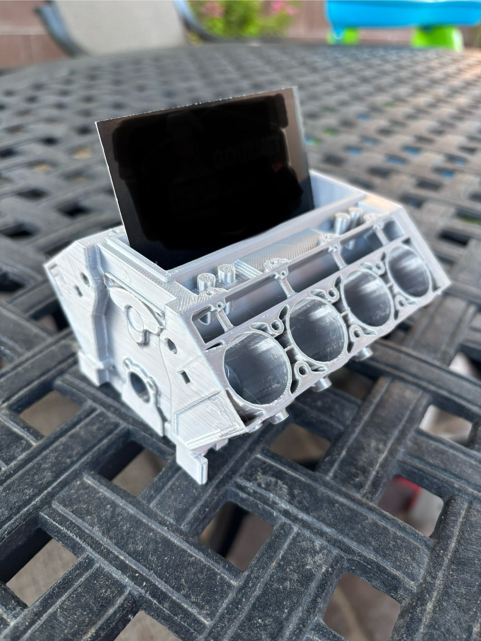 ZR1 Engine Block Business Card Holder