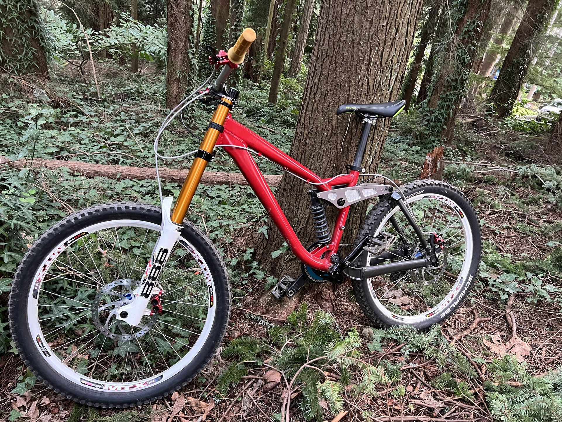 Kona Stinky - Hope Brakes/Hubs - Marzoochi 888 Bomber