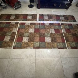 Valance And Tier Set (5 Pairs Available) $10.00 Each Set