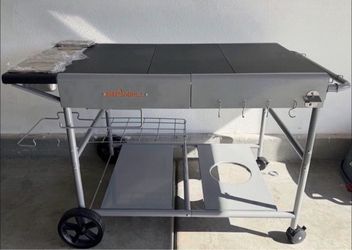 Bebomaill Outdoor Griddle Cart with Lid