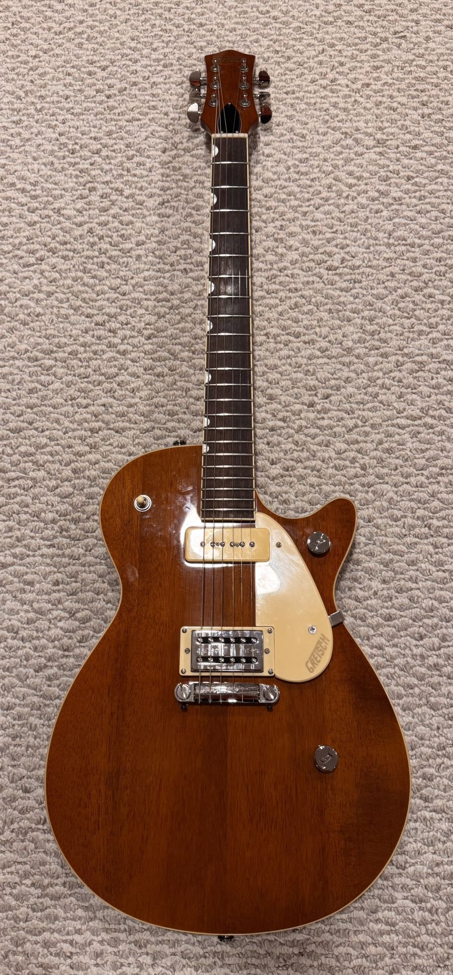 Gretsch G2215-P90 Streamliner Junior Jet Club Guitar, Single Barrel Stain