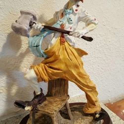 Vintage Clown Figurine 