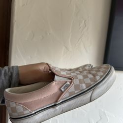 Pink Slip On Vans