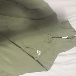 Green Nike hoodie