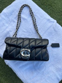 Black Quilted Shoulder Bag
