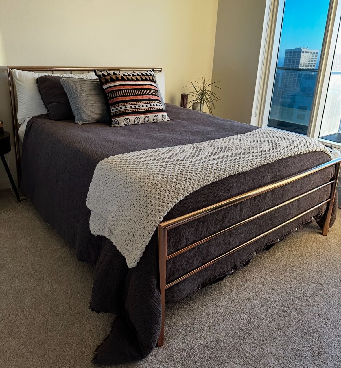 Rose Gold Queen Bed Frame