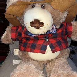 Vintage Cabbage Patch Bear Hand signed Autograph