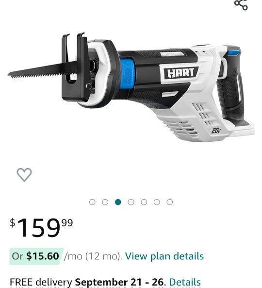 Hart Saw And Battery