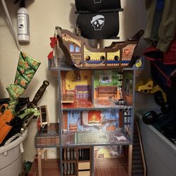 Pirate House And Ship