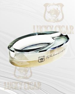 Lucky Crystal Ashtray Eclipse – Premium Glass Cigar Ashtray