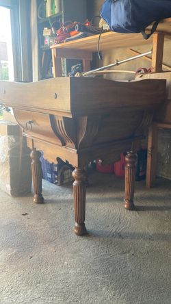 Butcher block table