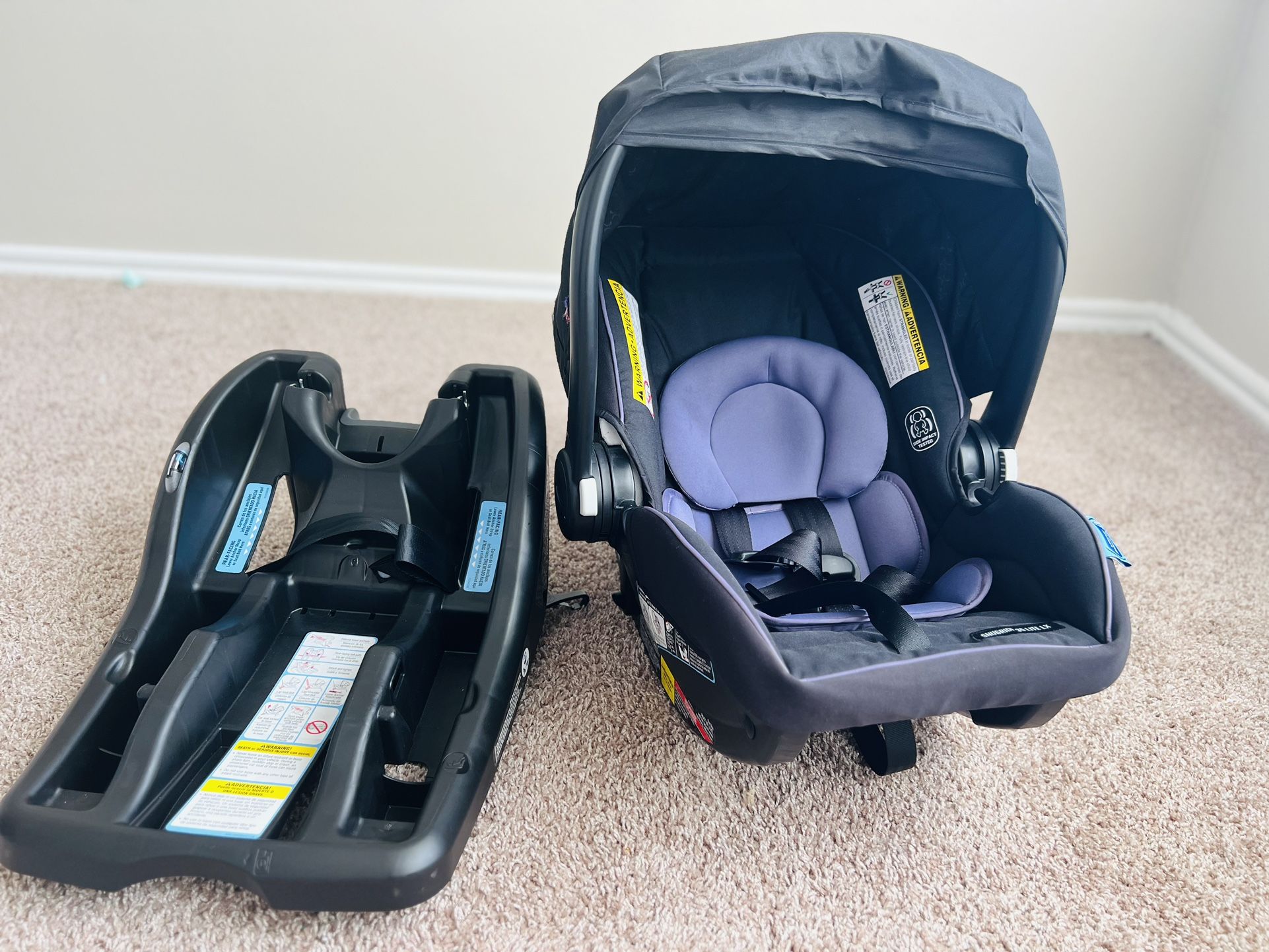 Graco Car Seat Along With Seat Base