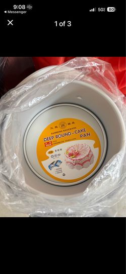 7 Inch Round Cake Pan, Aluminum Round Cake Baking Pans Tins For for birthday cake party cake.
