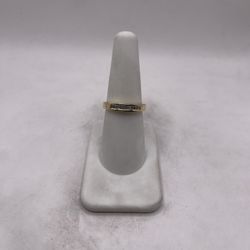 14kt Gold Diamond Engagement Style Band