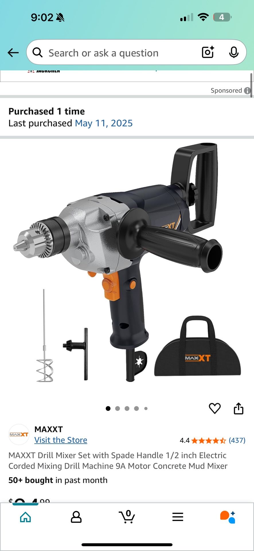 Electric Drill Mixer